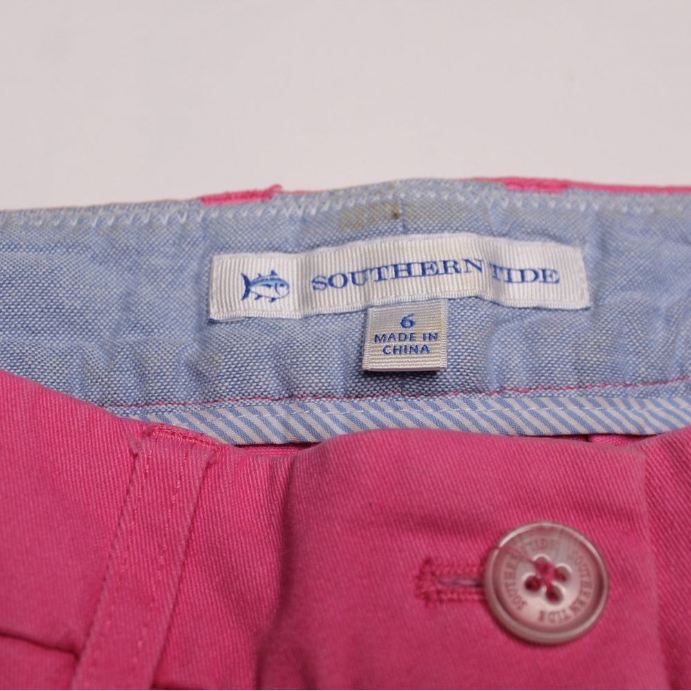 Southern Tide Pink Jean Shorts